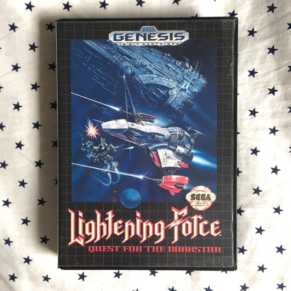🛑 SOLD 🛑 RARE Lightening Force: Quest for the Darkstar (Sega Genesis Game) - Picture 1 of 5